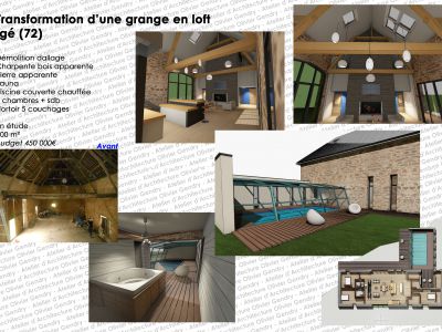 Transformation d’une grange en loft (72)