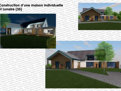 construction d’une maison individuelle - St Lunaire (35)