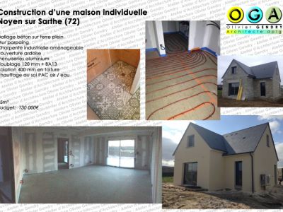 construction d’une maison individuelle - Noyen sur Sarthe (72)