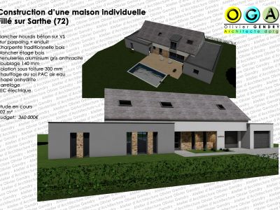 construction d’une maison individuelle - Fillé sur Sarthe (72)