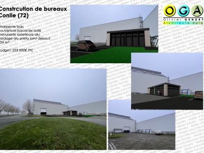 construction de bureaux - Conlie (72)